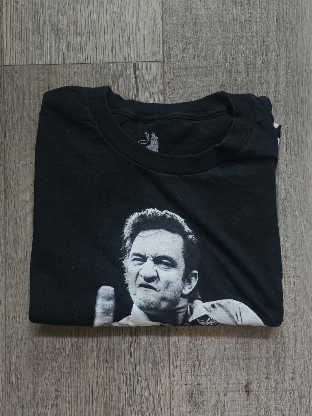 Johnny Cash Official San Quentin Graphic Tee Black Size Large - Picture 6 of 6